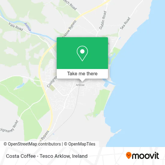 Costa Coffee - Tesco Arklow map