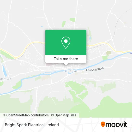 Bright Spark Electrical map