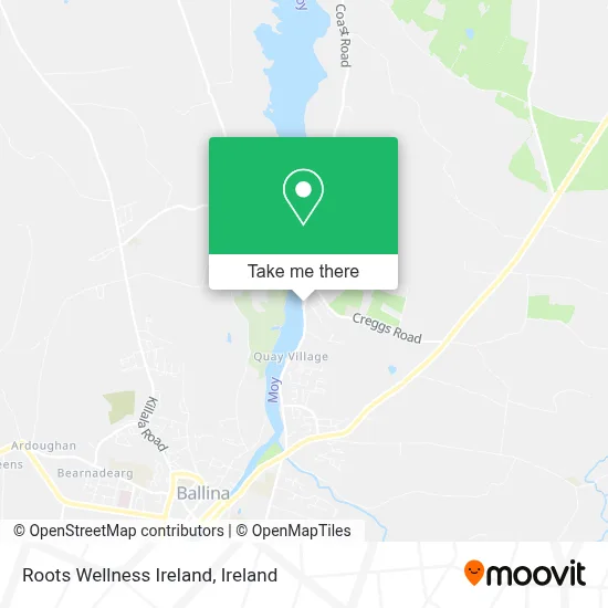 Roots Wellness Ireland map