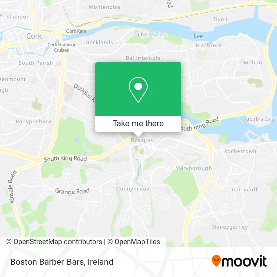 Boston Barber Bars map