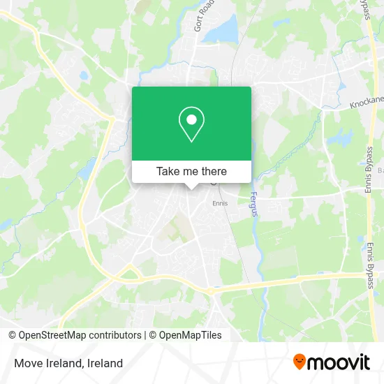Move Ireland map