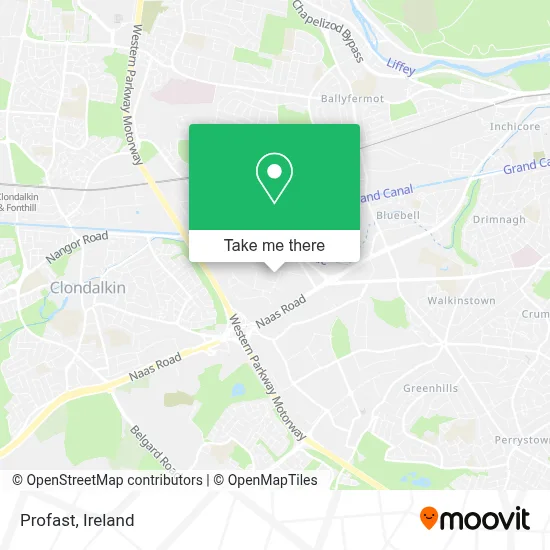 Profast map