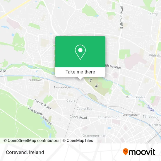Corevend map