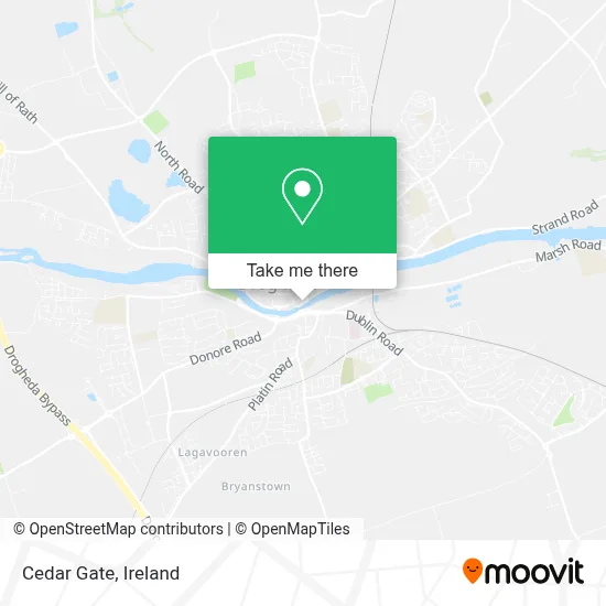 Cedar Gate map