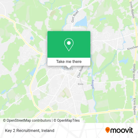 Key 2 Recruitment map
