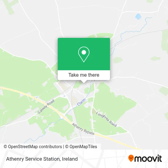 Athenry Service Station map