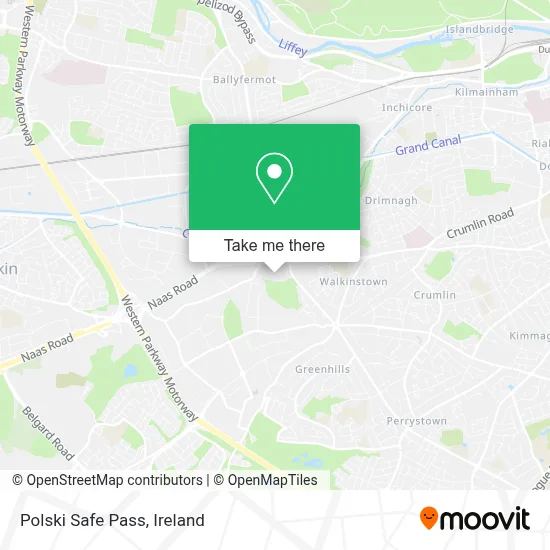 Polski Safe Pass map