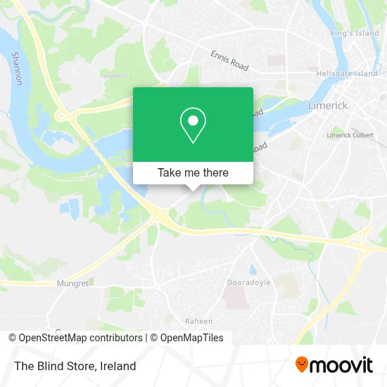 The Blind Store map