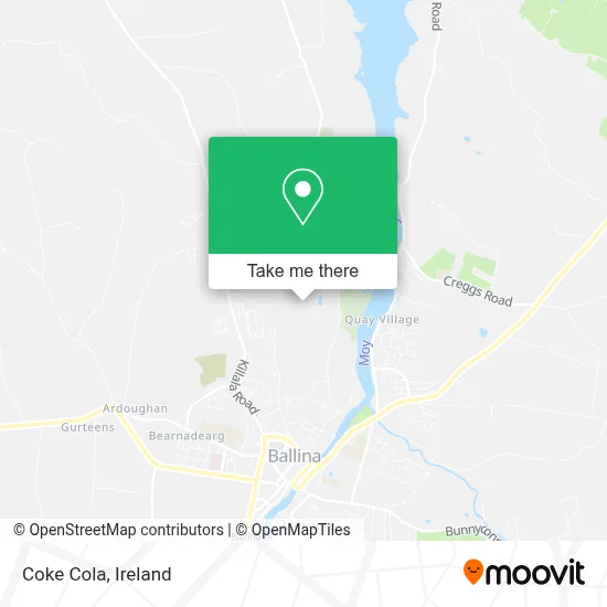 Coke Cola map