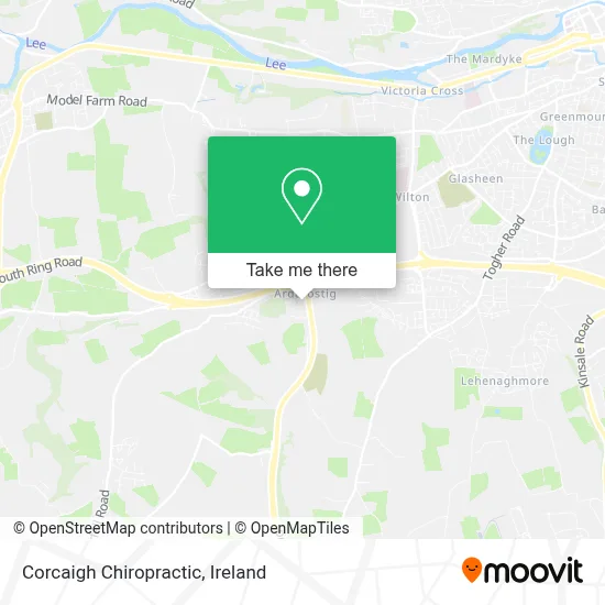 Corcaigh Chiropractic map