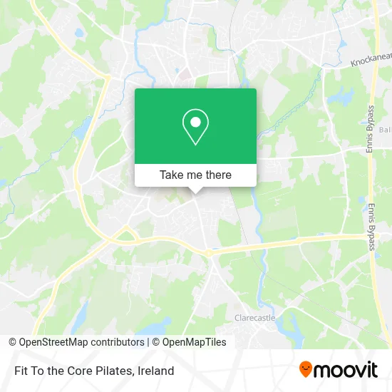 Fit To the Core Pilates map
