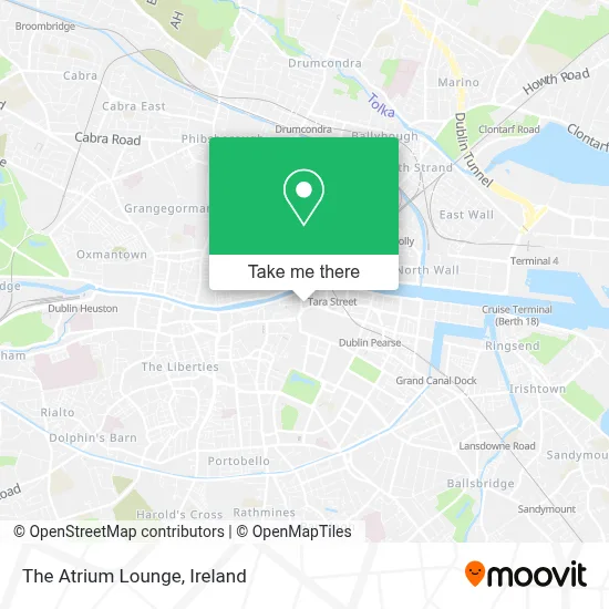 The Atrium Lounge map