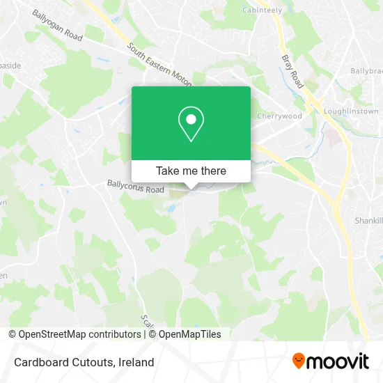 Cardboard Cutouts map