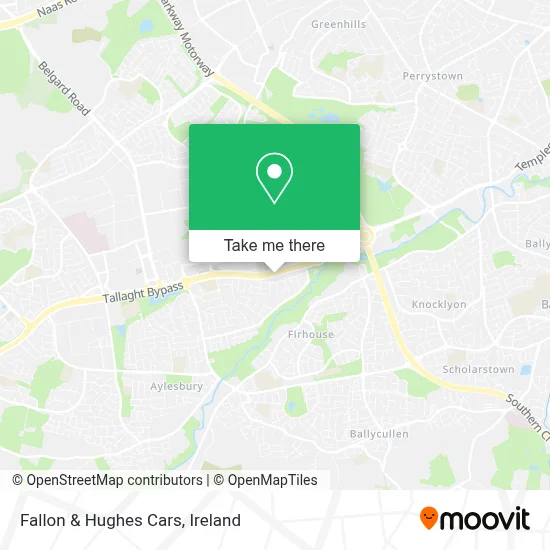 Fallon & Hughes Cars map