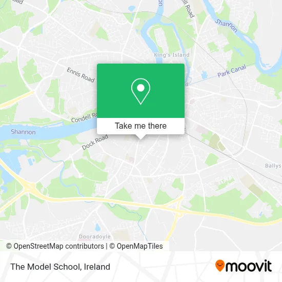 The Model School map