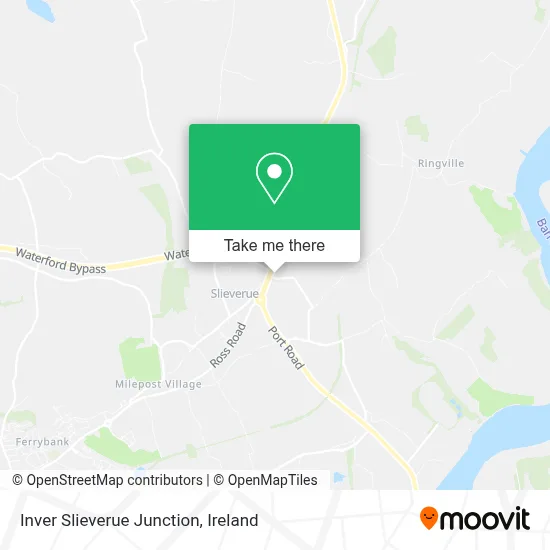 Inver Slieverue Junction map