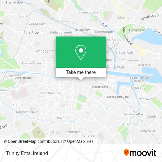 Trinity Ents map