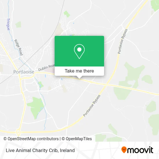 Live Animal Charity Crib map