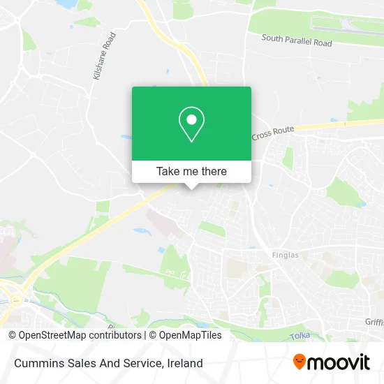 Cummins Sales And Service map