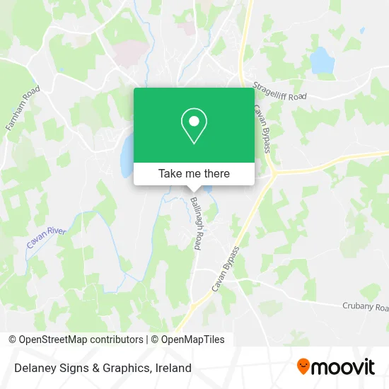 Delaney Signs & Graphics map