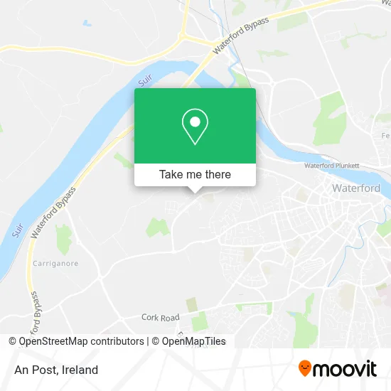 An Post map