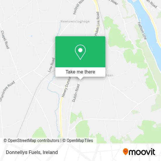 Donnellys Fuels map