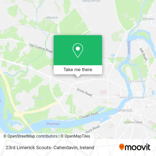 23rd Limerick Scouts- Caherdavin map
