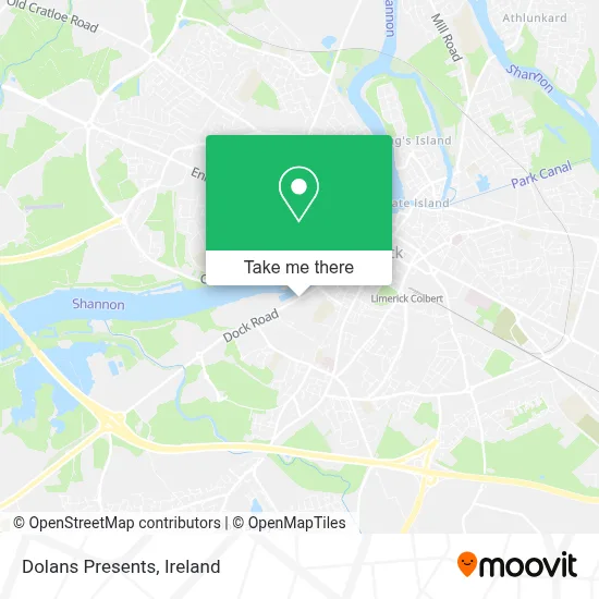 Dolans Presents map