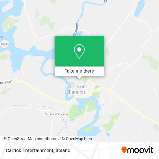Carrick Entertainment map