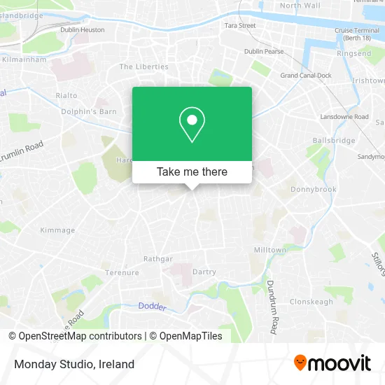 Monday Studio map