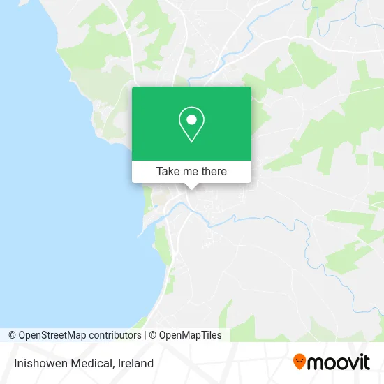 Inishowen Medical map