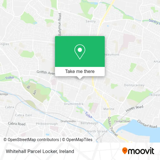 Whitehall Parcel Locker map
