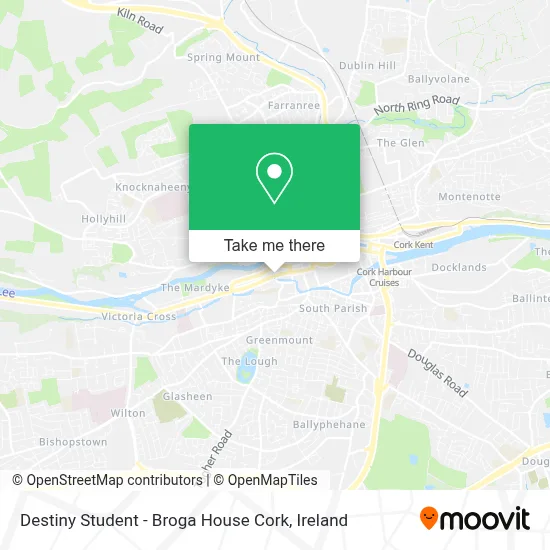 Destiny Student - Broga House Cork map