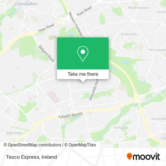 Tesco Express map