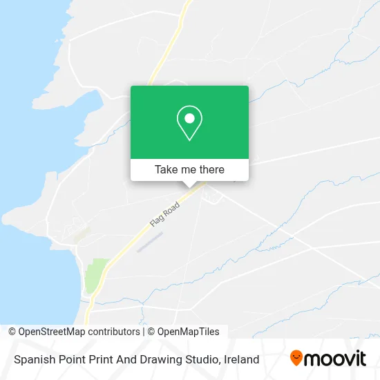 Spanish Point Print And Drawing Studio map
