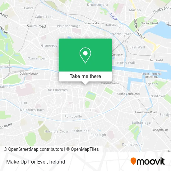 Make Up For Ever map