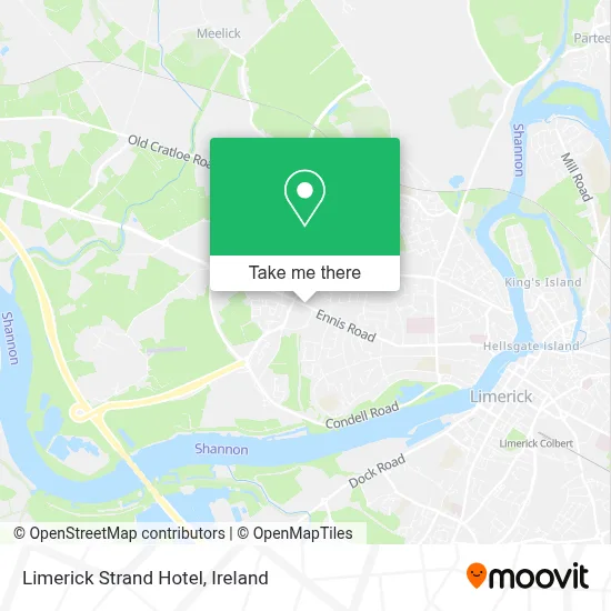Limerick Strand Hotel map