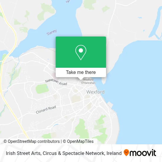 Irish Street Arts, Circus & Spectacle Network map