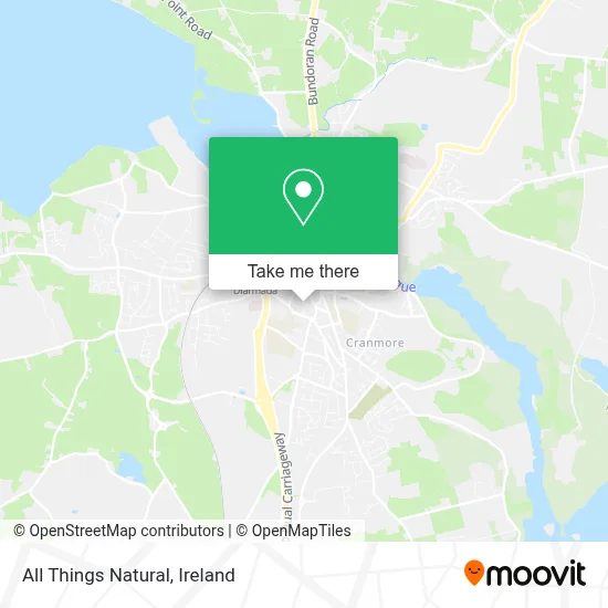 All Things Natural map