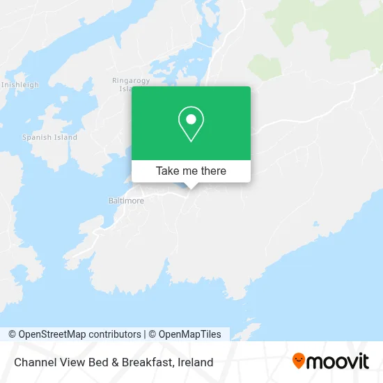 Channel View Bed & Breakfast map