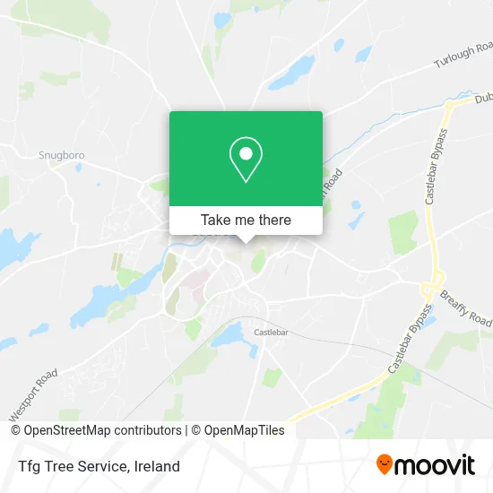 Tfg Tree Service map