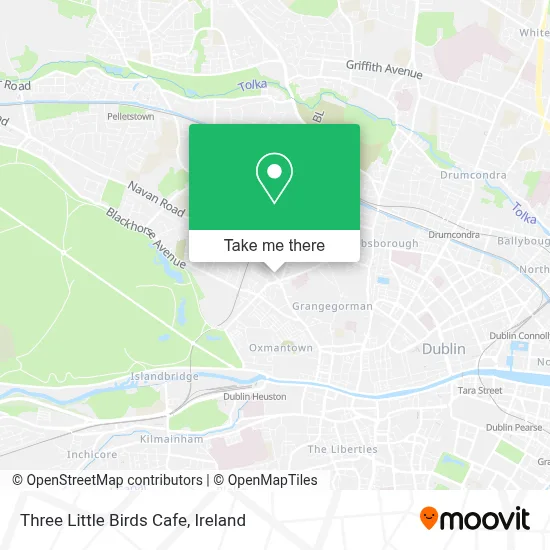 Three Little Birds Cafe map