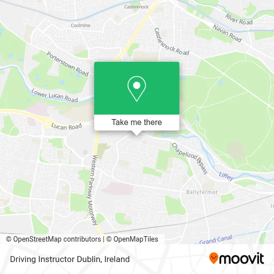Driving Instructor Dublin map
