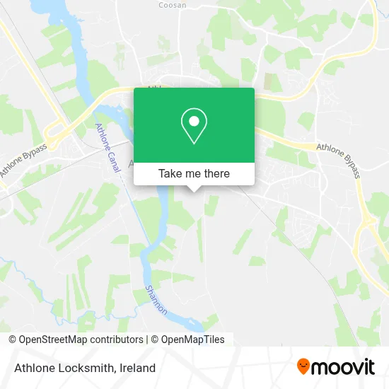 Athlone Locksmith map