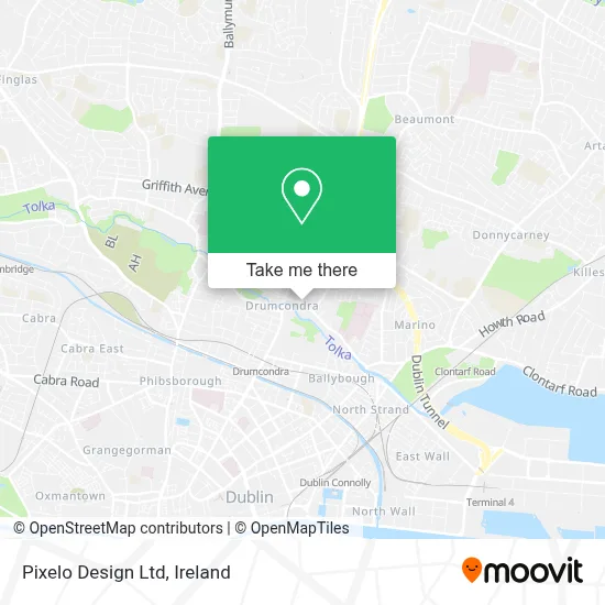 Pixelo Design Ltd map
