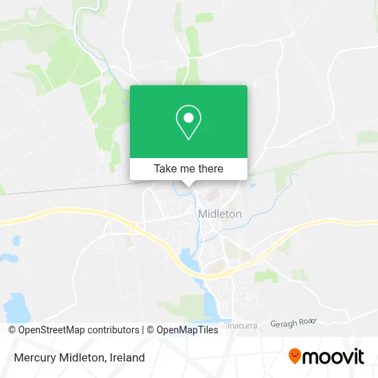 Mercury Midleton map