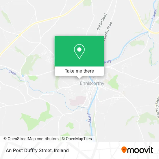 An Post Duffry Street map
