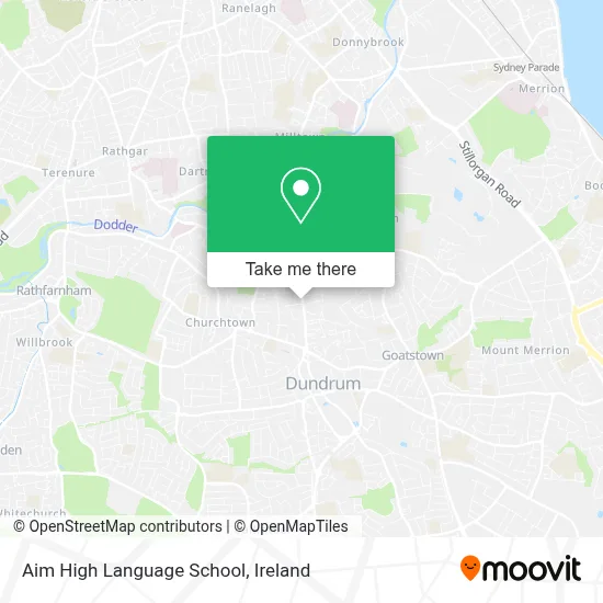 Aim High Language School map