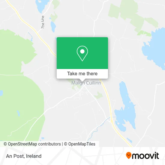 An Post map