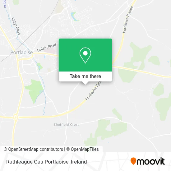 Rathleague Gaa Portlaoise map